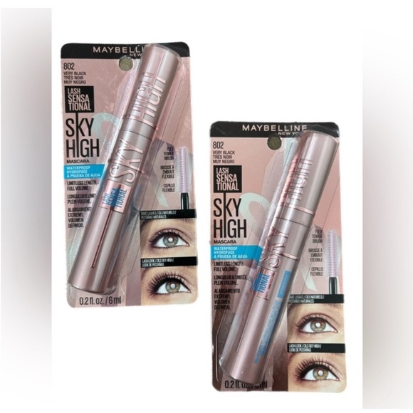 Maybelline Other - Maybelline Lash Sensational Sky High Mascara - Black One Is Opened, Use Twice. O